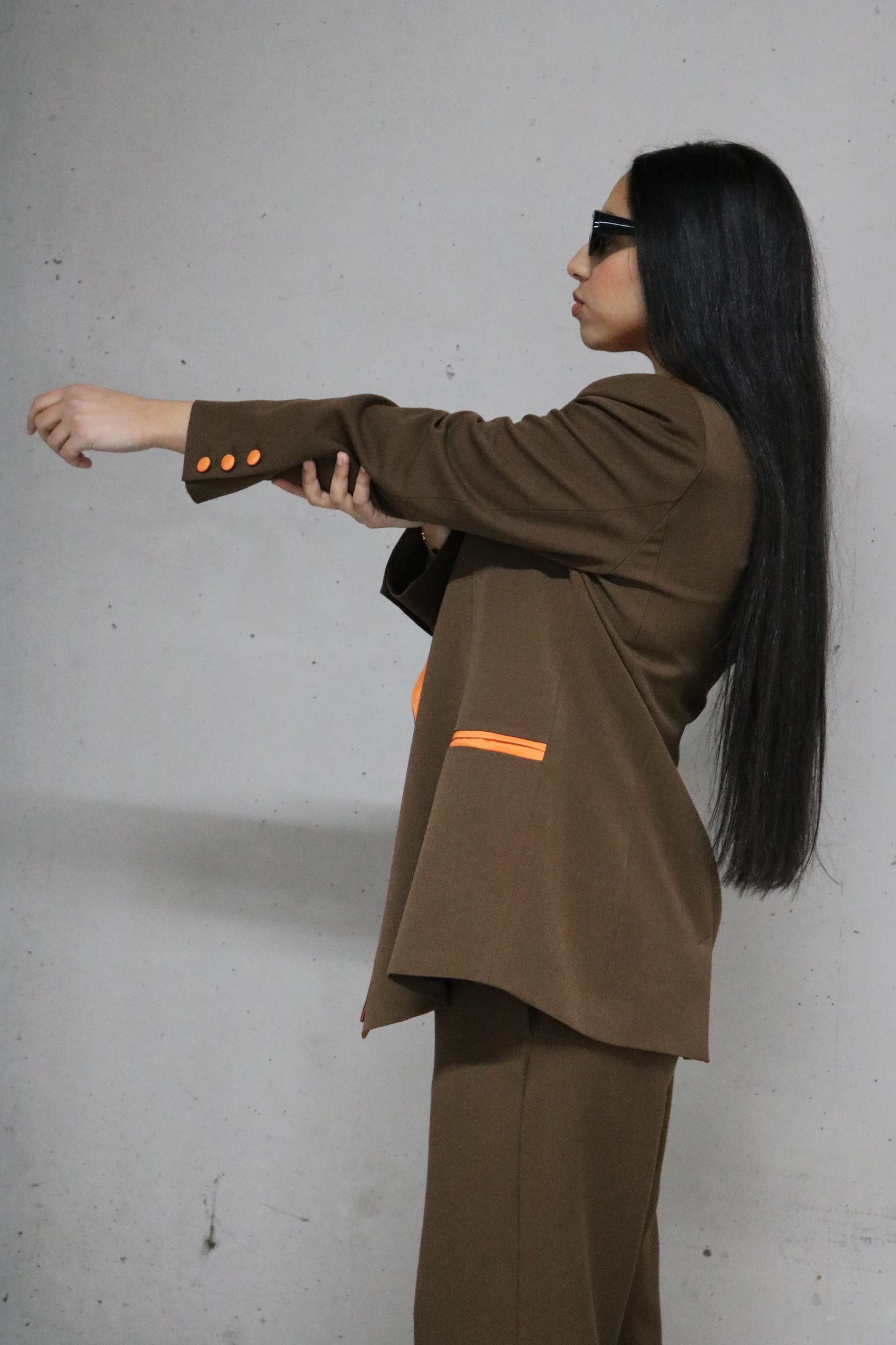 Blazer Le Golfique Brown/Orange